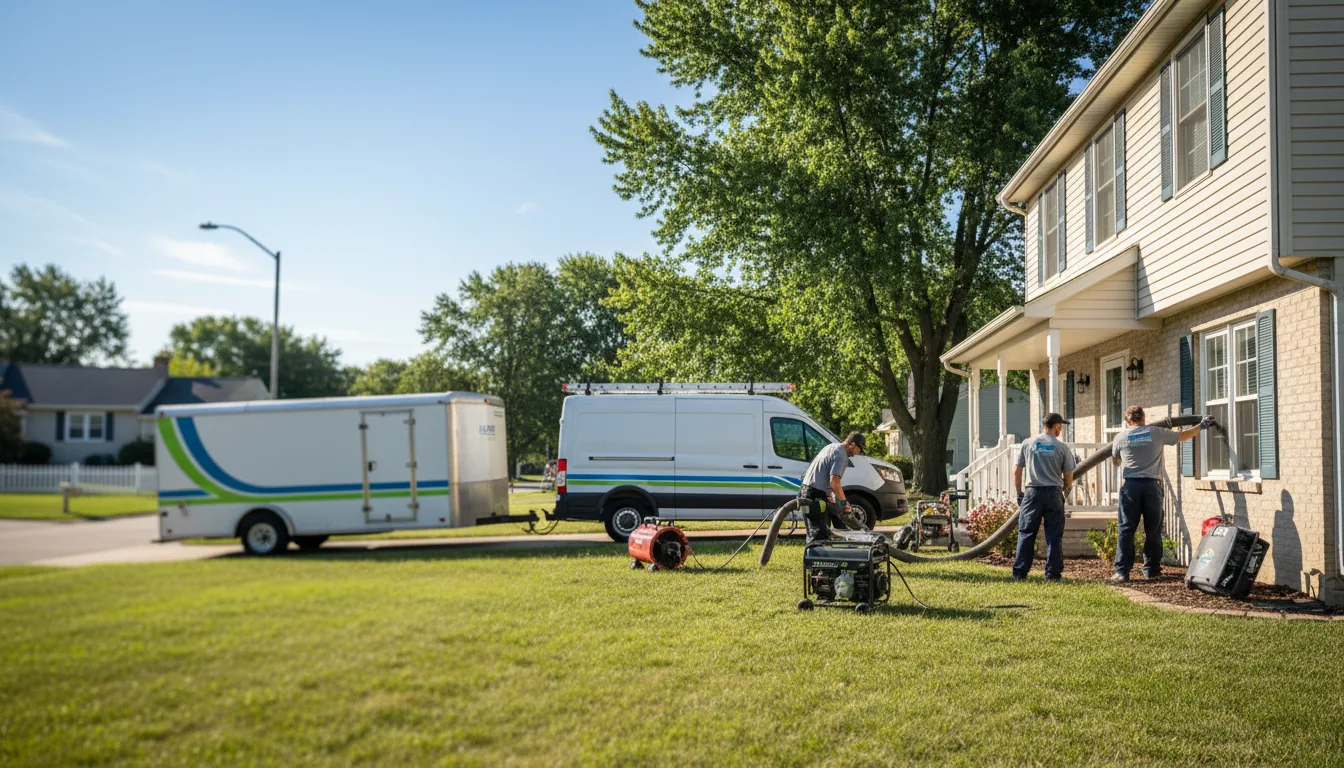 Flooded Basement Restoration And Cleanup With Repair in Sardinia, OH near me